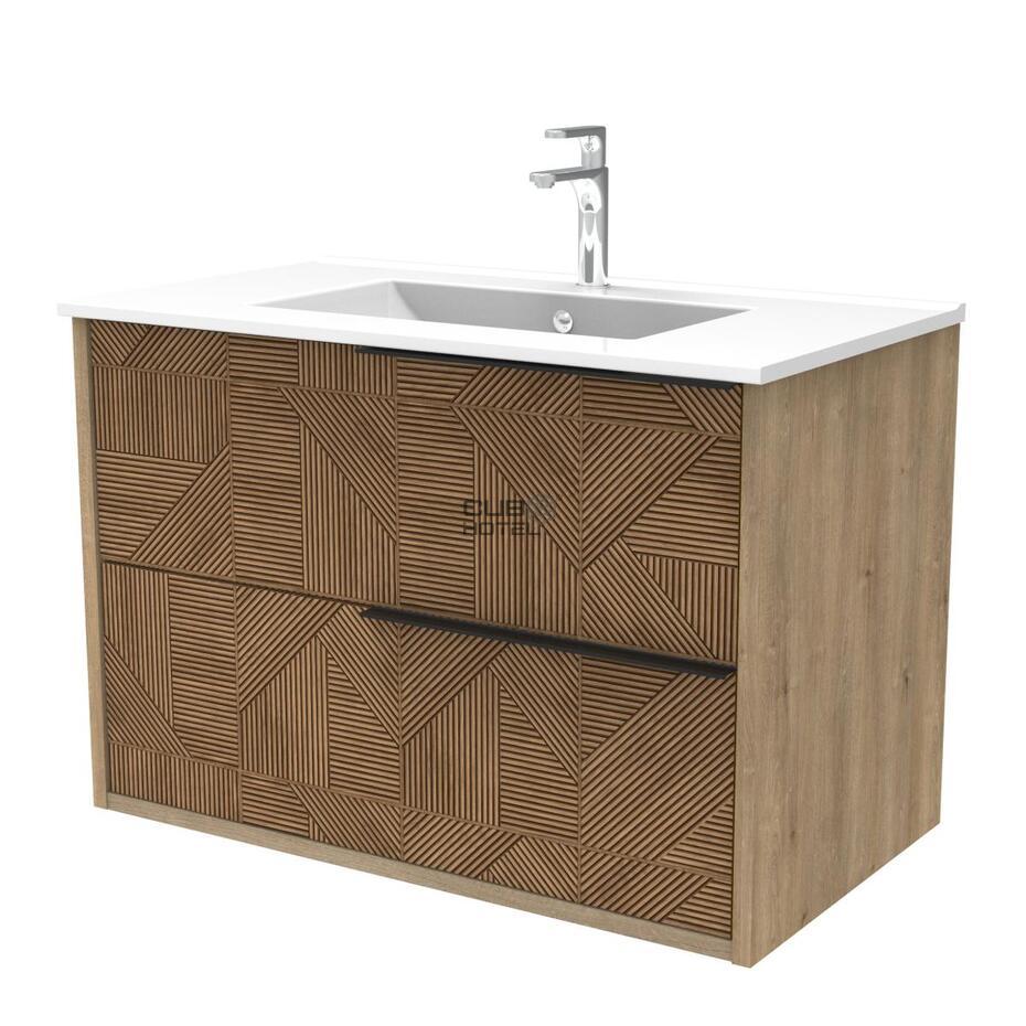 REEL Hanging Washbasin Base with 2 Drawers